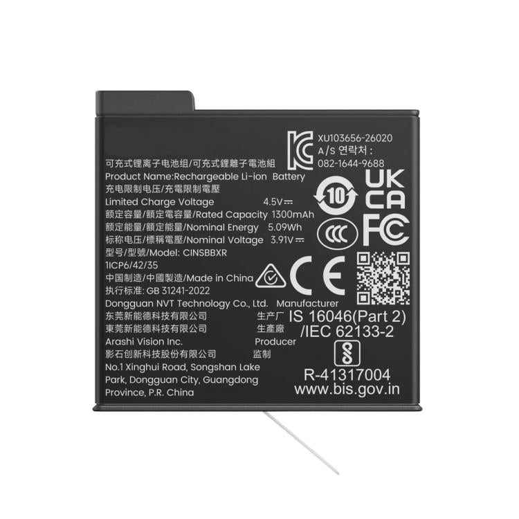Batteria Lite 1300mAh per Insta360 X6