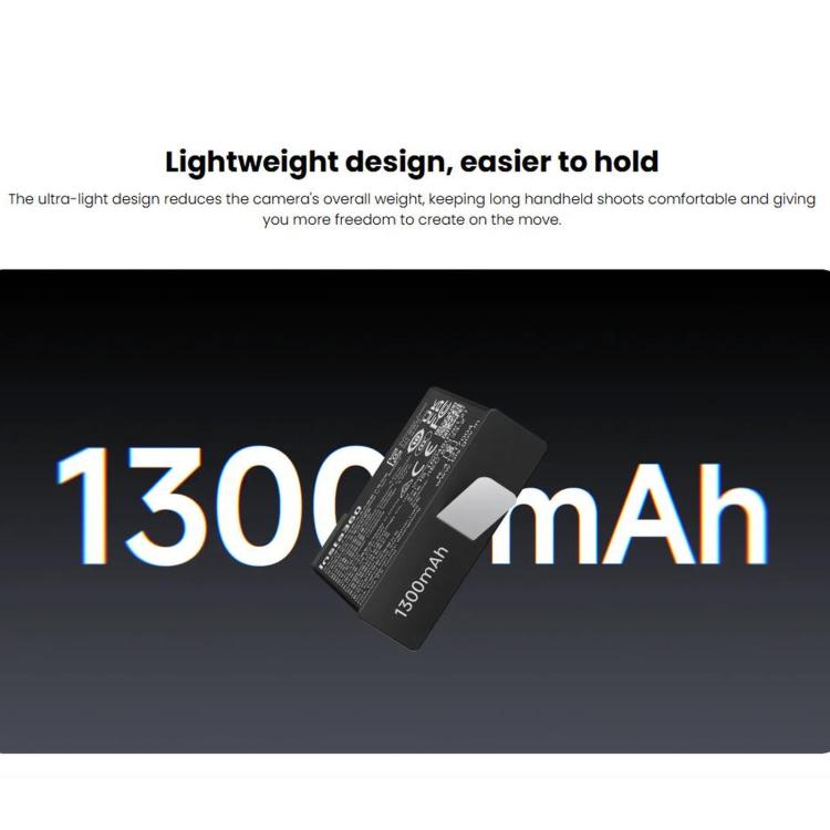 Batteria Lite 1300mAh per Insta360 X6