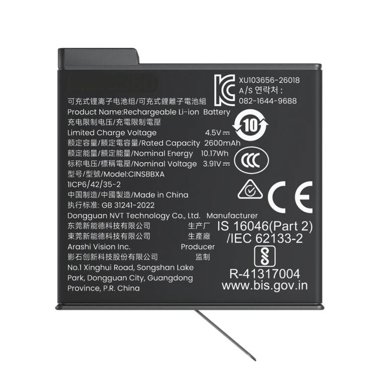 Batteria 2600mAh Xtreme per Insta360 X6
