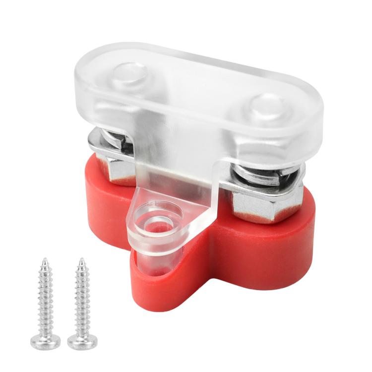 Terminali per auto e yacht da 48 V per impieghi gravosi con coperchio trasparente, M6 Red Single Stud, M6 Black Single Stud, M6 Red Double Stud, M6 Black Double Stud, M6 Red Double Stud with Washer, M6 Black Double Stud with Washer, M8 Red Single Stud ...