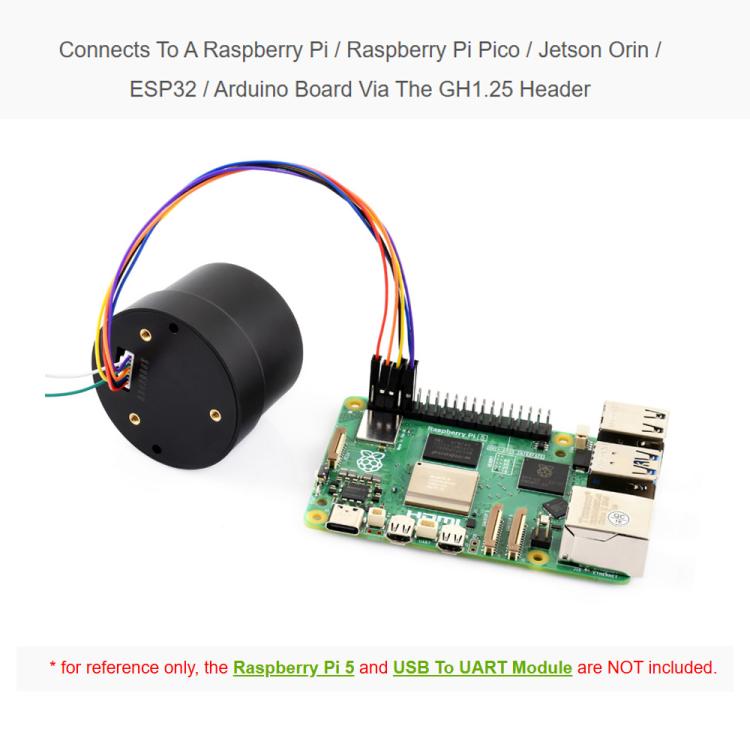 Modulo di posizionamento GNSS RTK multi-costellazione e multi-banda Waveshare Q43 NEO-F9P-15B con precisione centimetrica., 35110