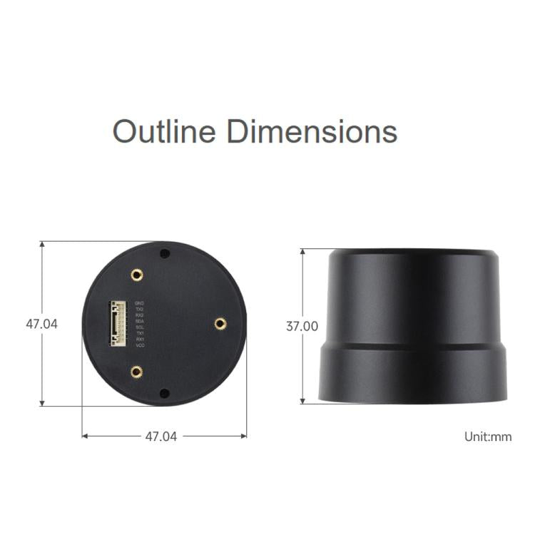 Modulo di posizionamento GNSS RTK multi-costellazione e multi-banda Waveshare Q43 NEO-F9P-15B con precisione centimetrica., 35110