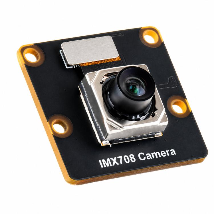 Telecamera Waveshare IMX708 da 12 MP con autofocus e campo visivo di 79,8 gradi, compatibile con le schede della serie Raspberry Pi., 35272