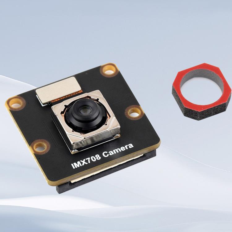 Telecamera Waveshare IMX708 da 12 MP con autofocus e campo visivo di 79,8 gradi, compatibile con le schede della serie Raspberry Pi., 35272