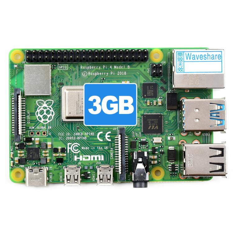 Raspberry Pi 4 Model B 3GB RAM BCM2711B0 Quad-Core 64-Bit