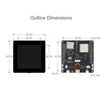 Scheda di sviluppo Waveshare ESP32-C6 con display LCD 2,73" 320x320