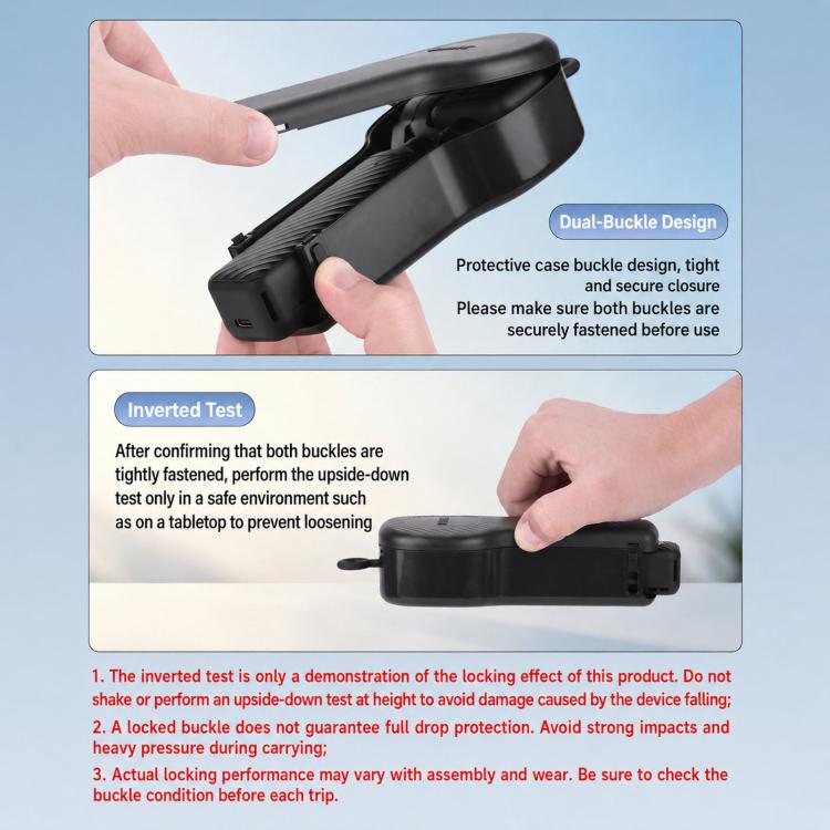 Custodia protettiva antiurto per obiettivo e schermo DJI Osmo Pocket 4P