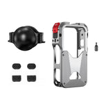 Gabbia di dissipazione del calore Flymile per fotocamera Insta360 X6, telaio protettivo antiurto.