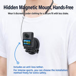 Supporto magnetico da collo per action camera a mani libere POV con sgancio