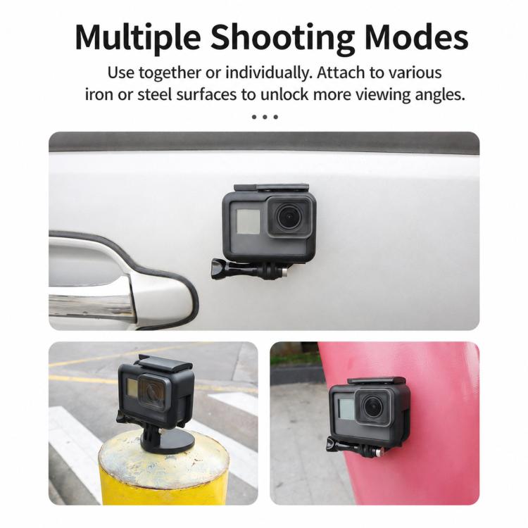 Supporto magnetico da collo per action camera a mani libere POV con sgancio