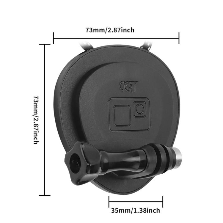 Supporto magnetico da collo per action camera a mani libere POV con sgancio