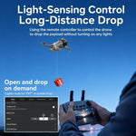 Sistema di rilascio carico utile per droni DJI Mini 5 Pro e Mavic con sensore di