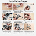 Sistema di rilascio carico utile per droni DJI Mini 5 Pro e Mavic con sensore di