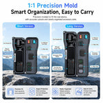 Custodia rigida protettiva LKTOP per DJI Osmo Pocket 4/3 con cinturino da polso