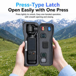 Custodia rigida protettiva LKTOP per DJI Osmo Pocket 4/3 con cinturino da polso