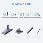Staffe in lega di alluminio per pannelli solari da tetto Starlink Mini per esterni., For Starlink Mini Gen3