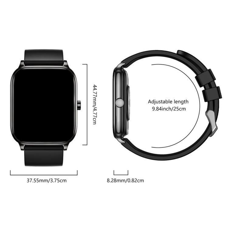 Smartwatch Y8 con chiamate Bluetooth, fitness tracker, monitoraggio della frequenza cardiaca e del sonno.