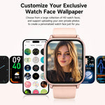 Smartwatch Y8 con chiamate Bluetooth, fitness tracker, monitoraggio della frequenza cardiaca e del sonno.