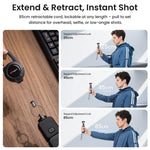 Tracolla retrattile per fotocamera per DJI Osmo Pocket 4/3 e Insta360 Luna Ultra