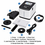 Stampante termica per etichette e scontrini Xprinter XP-T271U Cloud Tag Wifi per la stampa di etichette e adesivi per bevande come tè al latte., US Plug, EU Plug, UK Plug