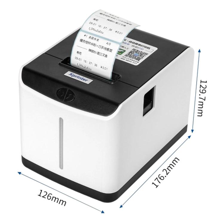 Stampante termica per etichette e scontrini Xprinter XP-T271U Cloud Tag Wifi per la stampa di etichette e adesivi per bevande come tè al latte., US Plug, EU Plug, UK Plug