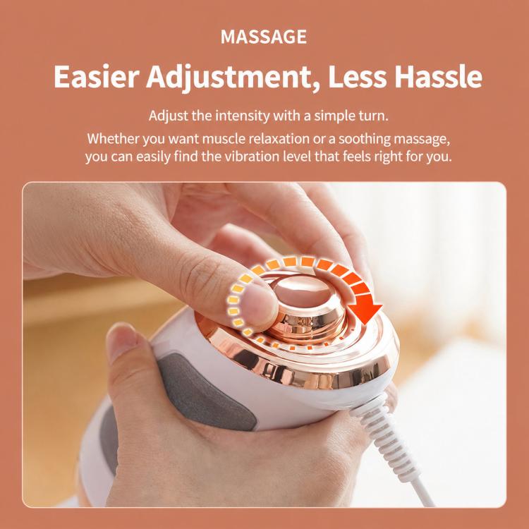 Massaggiatore elettrico portatile 5 in 1 per il corpo, ideale per la rimozione della cellulite, con 5 testine massaggianti., US Plug, EU Plug