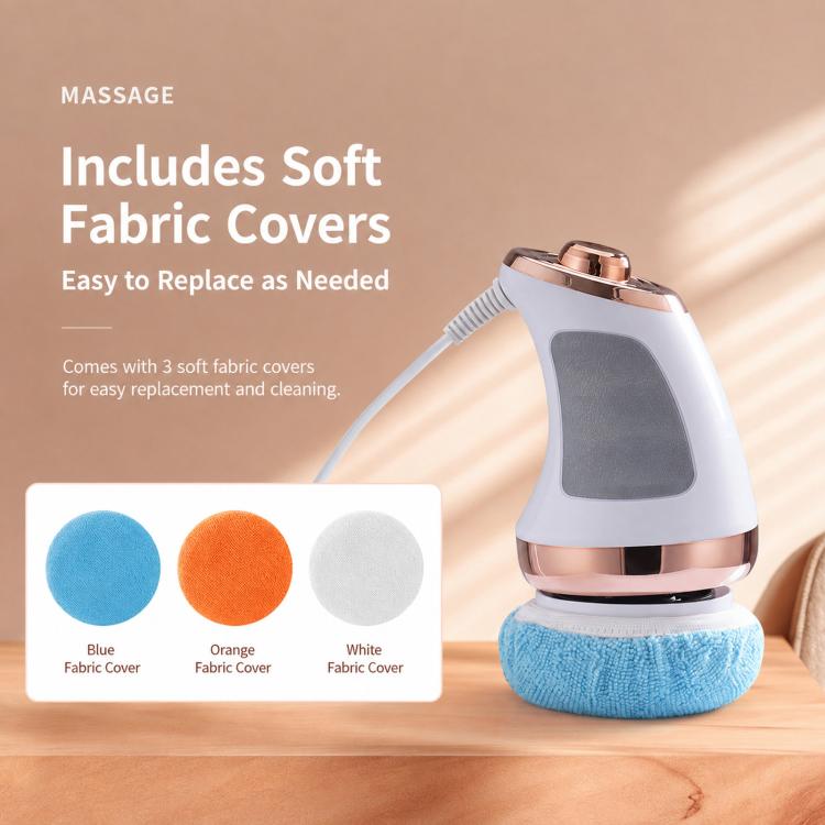 Massaggiatore elettrico portatile 5 in 1 per il corpo, ideale per la rimozione della cellulite, con 5 testine massaggianti., US Plug, EU Plug