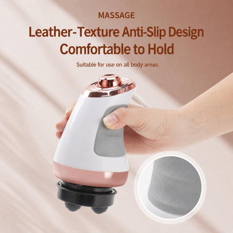 Massaggiatore elettrico portatile 5 in 1 per il corpo, ideale per la rimozione della cellulite, con 5 testine massaggianti., US Plug, EU Plug