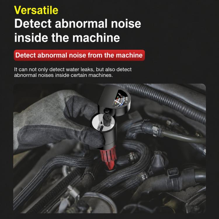 Rilevatore di perdite d'acqua H-918 con misuratore di intensità del campo audio, localizzatore acustico di perdite nelle tubature dell'acqua per pareti, pavimenti e rumori del motore, H-918