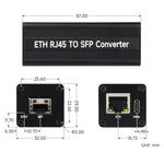 Convertitore fibra-Ethernet SFP Gigabit con negoziazione automatica WAVESHARE