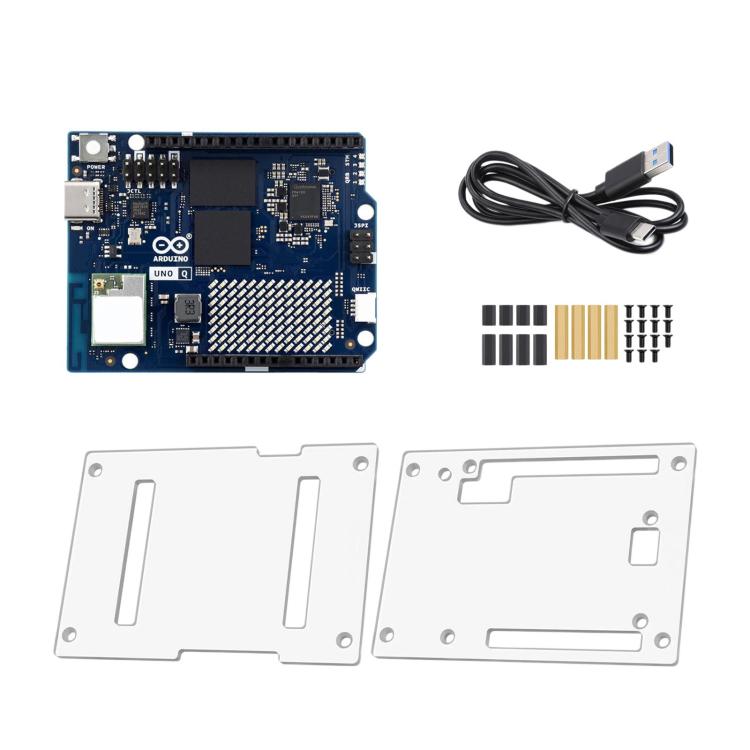 Kit contenitori per scheda sviluppo Arduino UNO Q - Versione base