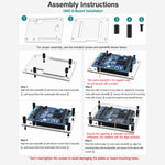 Kit contenitori per scheda sviluppo Arduino UNO Q - Versione base