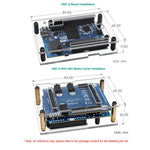 Kit contenitori per scheda sviluppo Arduino UNO Q - Versione base