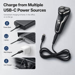 Cavo di ricarica USB-C/Type-C per rasoio Philips Norelco serie 1000 S1113 / S1115 / S5831, 1000 Series Type-C