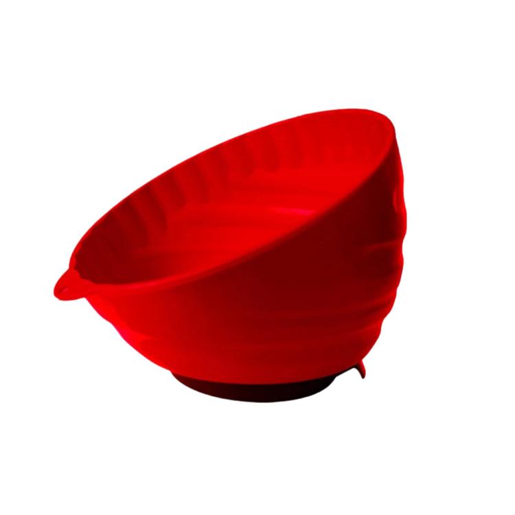 Ciotola magnetica resistente per riporre viti e ricambi per la riparazione di auto.