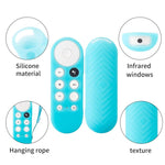 Custodia protettiva completa per telecomando Google TV 2022 in silicone