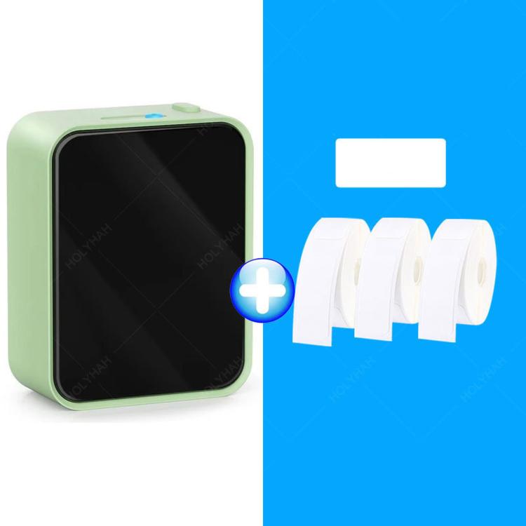 P15 Mini Etichettatrice Bluetooth Portatile Stampante Termica per Adesivi, Matcha Green With 1 Roll Label Paper, Milk Tea White With 1 Roll Label Paper, White With 1 Roll Label Paper, Matcha Green+Cover With 1 Roll Label Paper                          ...