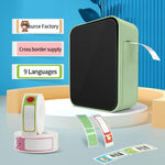 P15 Mini Etichettatrice Bluetooth Portatile Stampante Termica per Adesivi, Matcha Green With 1 Roll Label Paper, Milk Tea White With 1 Roll Label Paper, White With 1 Roll Label Paper, Matcha Green+Cover With 1 Roll Label Paper                          ...