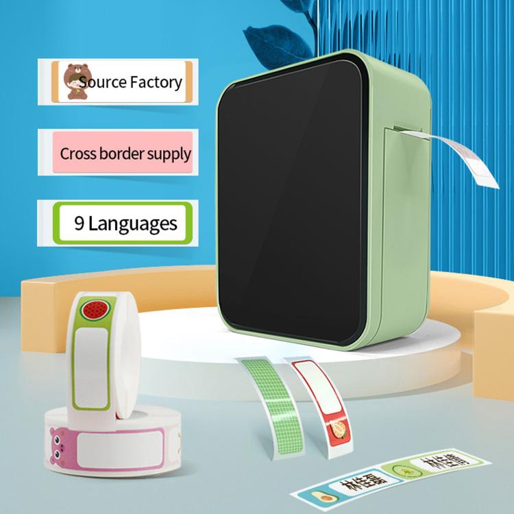 P15 Mini Etichettatrice Bluetooth Portatile Stampante Termica per Adesivi, Matcha Green With 1 Roll Label Paper, Milk Tea White With 1 Roll Label Paper, White With 1 Roll Label Paper, Matcha Green+Cover With 1 Roll Label Paper                          ...