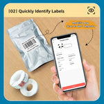 P15 Mini Etichettatrice Bluetooth Portatile Stampante Termica per Adesivi, Matcha Green With 1 Roll Label Paper, Milk Tea White With 1 Roll Label Paper, White With 1 Roll Label Paper, Matcha Green+Cover With 1 Roll Label Paper                          ...