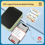 P15 Mini Etichettatrice Bluetooth Portatile Stampante Termica per Adesivi, Matcha Green With 1 Roll Label Paper, Milk Tea White With 1 Roll Label Paper, White With 1 Roll Label Paper, Matcha Green+Cover With 1 Roll Label Paper                          ...