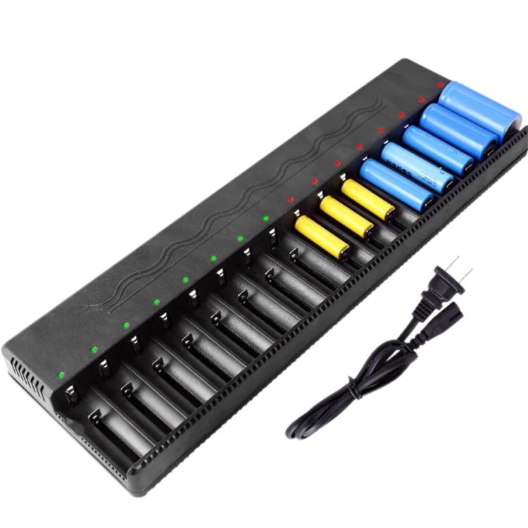 Caricabatterie intelligente 16 slot per batterie al litio 3,7-4,2 V