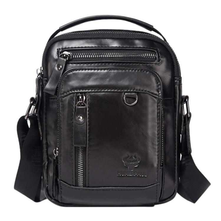 HUMERPAUL MH664 Borsa a tracolla vintage in pelle di grande capacità, borsa multifunzionale da uomo