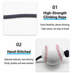 Corda per allenamento di battuta di baseball 300 cm, corda per battuta di softball, allenatore di swing, Standard Version, with Foam Sleeves