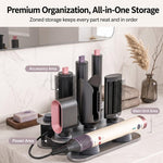 Supporto per styler da banco in acciaio al carbonio, supporto per riporre gli accessori, For Dyson Airwrap HS09, For Dyson Airwrap HS08 / HS05 /HS01