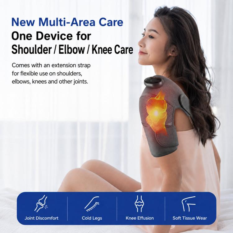 Massaggiatore per ginocchia riscaldato senza fili con funzione di calore e vibrazione per ginocchia, gomiti e spalle., Knee Massager