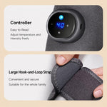 Massaggiatore per ginocchia riscaldato senza fili con funzione di calore e vibrazione per ginocchia, gomiti e spalle., Knee Massager