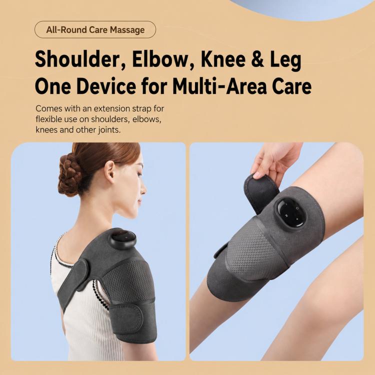 Massaggiatore per ginocchia riscaldato senza fili con funzione di calore e vibrazione per ginocchia, gomiti e spalle., Knee Massager