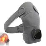 Massaggiatore elettrico per spalle con cuscinetti riscaldanti e vibrazione, cintura di supporto., Shoulder Massager