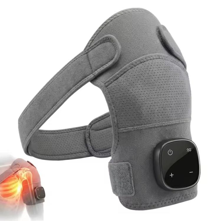 Massaggiatore elettrico per spalle con cuscinetti riscaldanti e vibrazione, cintura di supporto., Shoulder Massager